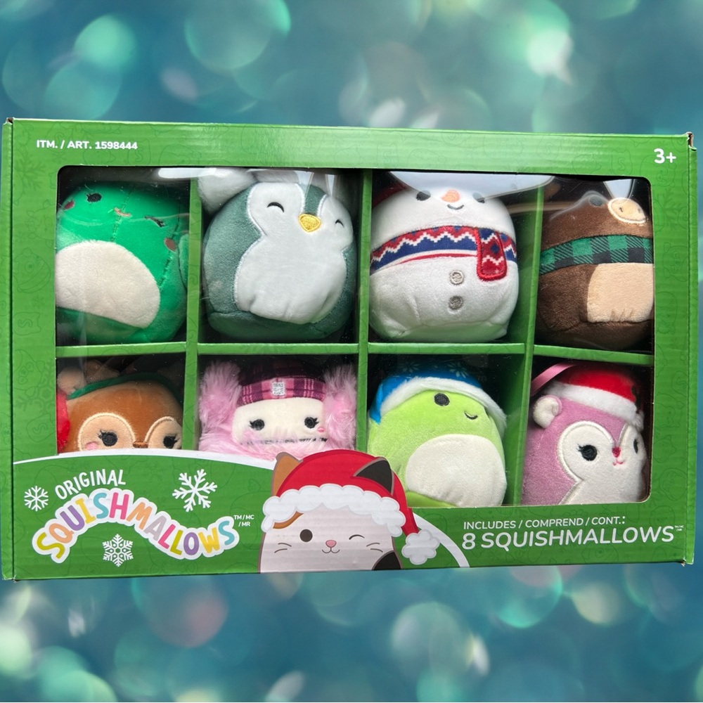 Squishmallows Holiday 8-Pack Plush Set - Picture 2 of 9